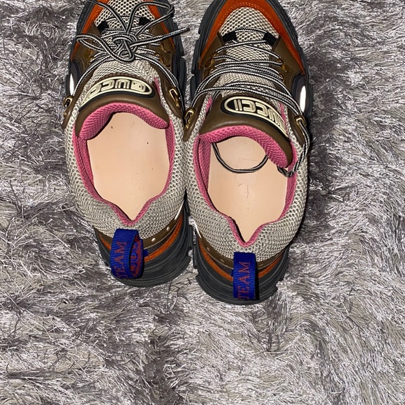 Gucci Men’s Flashtrek Grey & orange - Picture 2 of 6
